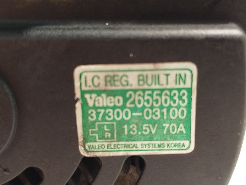 Recambio de alternador para hyundai i20 i (pb, pbt) 1.2 referencia OEM IAM 3730003100  2655633
