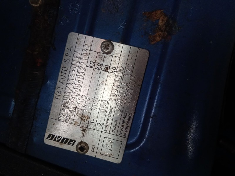 fiat grande punto (199_) del año 2007