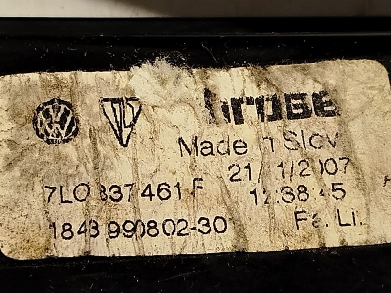 Recambio de elevalunas delantero izquierdo para porsche cayenne (9pa) s 4.8 referencia OEM IAM 7L0837461F 3D1959793E 