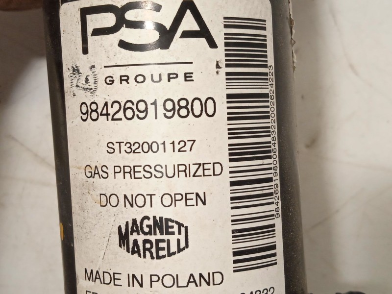 Recambio de amortiguador delantero izquierdo para opel mokka 1.2 (76) referencia OEM IAM 9842691980 98426919800 