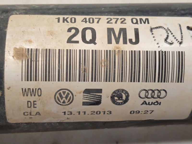 Recambio de transmision delantera derecha para skoda yeti (5l) 1.4 tsi referencia OEM IAM 1K0407272QM  
