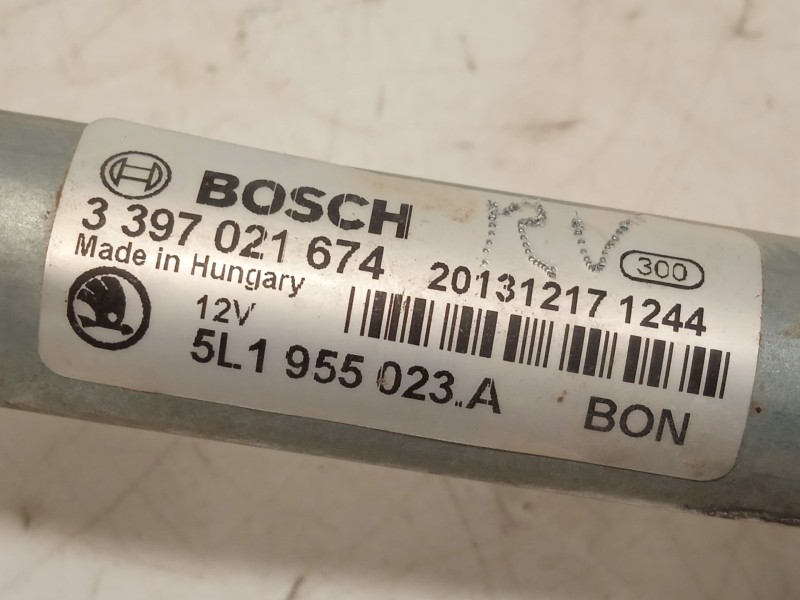 Recambio de motor limpia delantero para skoda yeti (5l) 1.4 tsi referencia OEM IAM 5L1955023A 5L1955119B 3397021674