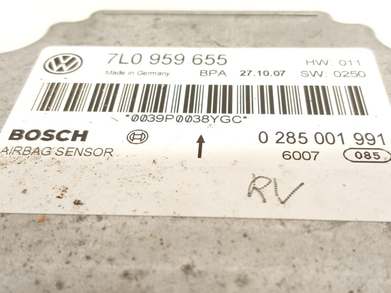 Recambio de centralita airbag para porsche cayenne (9pa) s 4.8 referencia OEM IAM 7L0959655 95561821910 0285001991