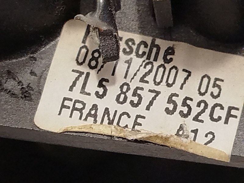 Recambio de parasol derecho para porsche cayenne (9pa) s 4.8 referencia OEM IAM 7L5857552CF  