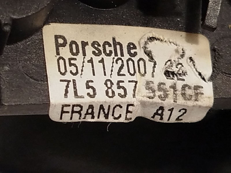 Recambio de parasol izquierdo para porsche cayenne (9pa) s 4.8 referencia OEM IAM 7L5857551CF  