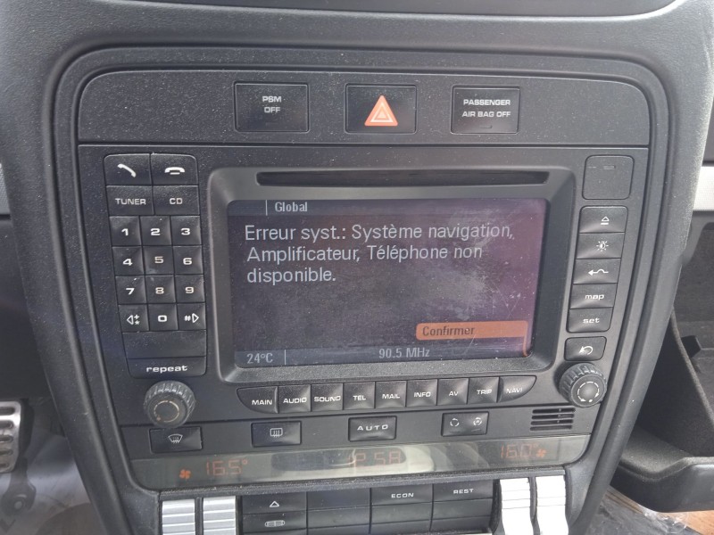 Recambio de sistema navegacion gps para porsche cayenne (9pa) s 4.8 referencia OEM IAM 7L5035192C 95564221010 