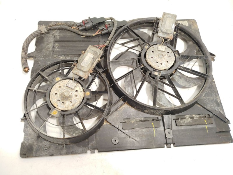 Recambio de electroventilador para porsche cayenne (9pa) s 4.8 referencia OEM IAM 7L0121203F 7L0959455D 0130303922