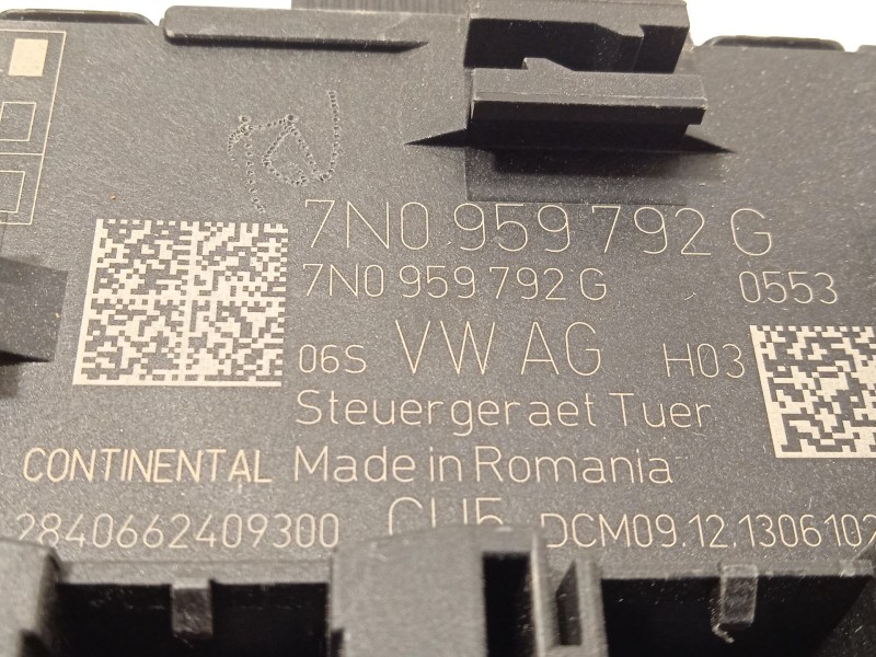 Recambio de modulo confort para skoda yeti (5l) 1.4 tsi referencia OEM IAM 7N0959792G  