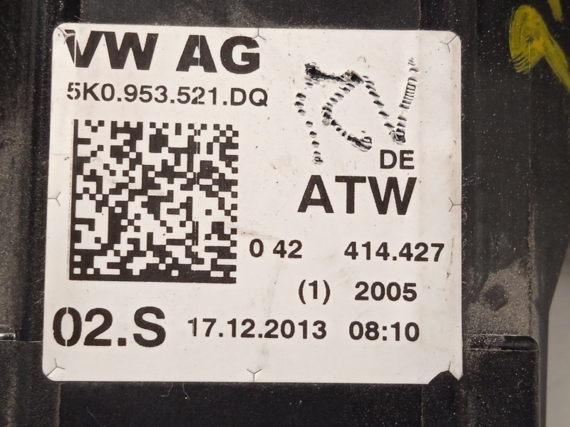 Recambio de mando intermitentes para skoda yeti (5l) 1.4 tsi referencia OEM IAM 5K0953521DQ 5K0953521DQ9B9 