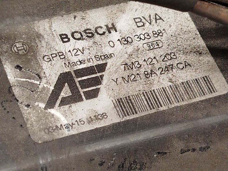 Recambio de electroventilador para seat alhambra (7v8, 7v9) 1.9 tdi referencia OEM IAM 7M3121203 7M3959455A 0130303878