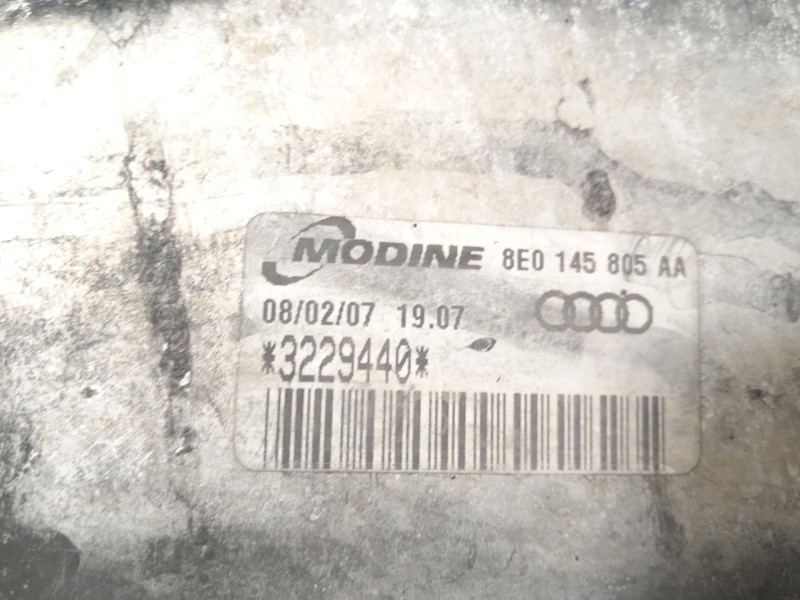 Recambio de intercooler para audi a4 b7 (8ec) 2.0 tdi 16v referencia OEM IAM 8E0145805AA  