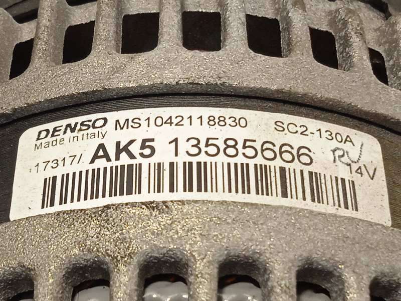 Recambio de alternador para opel corsa e 1.4 referencia OEM IAM 13585666  1042118830 - Azul 6