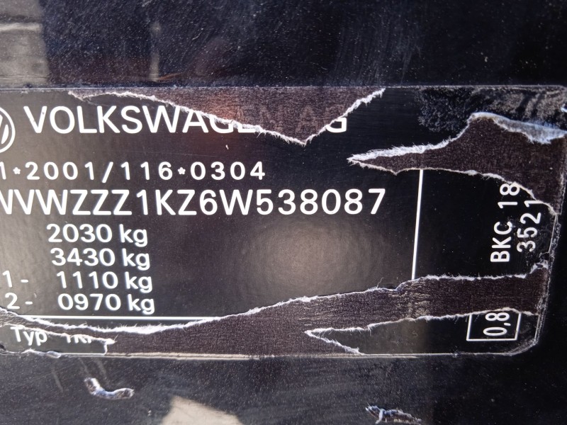 volkswagen golf v (1k1) del año 2005