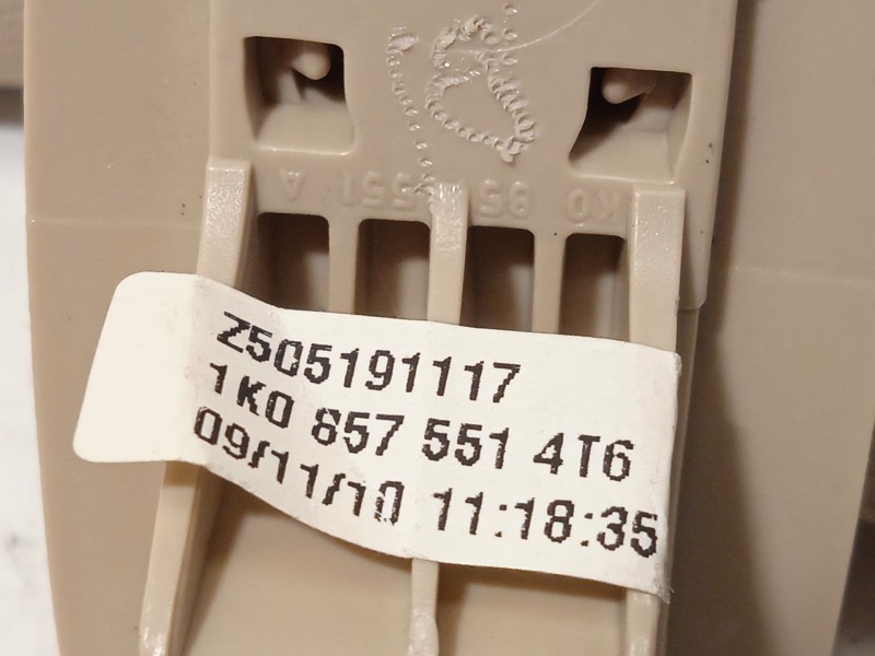 Recambio de parasol izquierdo para volkswagen passat cc b6 (357) 2.0 tdi referencia OEM IAM 1K0857551 1K08575514T6 