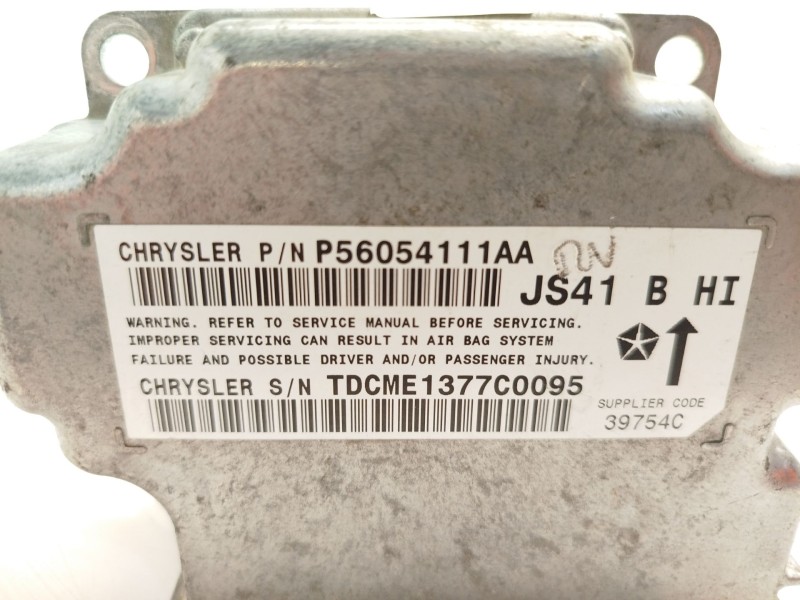 Recambio de centralita airbag para dodge avenger 2.0 referencia OEM IAM P56054111AA K56054111AA 