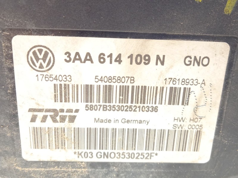 Recambio de abs para volkswagen passat cc b6 (357) 2.0 tdi referencia OEM IAM 3AA614109N 54085807B 17654033