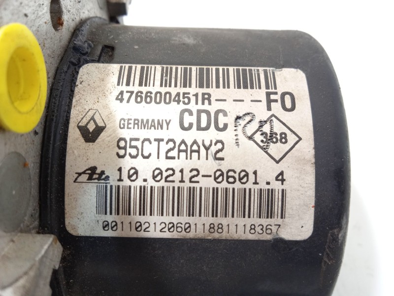 Recambio de abs para renault fluence z.e. dynamique referencia OEM IAM 476600451R 28561260013 10021206014