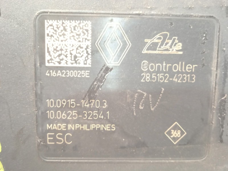 Recambio de abs para renault megane iv berlina 5p tech road referencia OEM IAM 476604349R 28515242313 10022007284