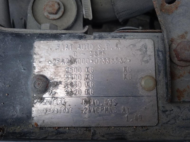 fiat ducato caja/chasis (244_) del año 2004