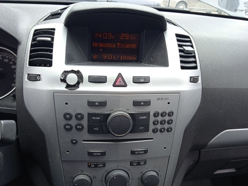 opel zafira / zafira family b (a05) del año 2009