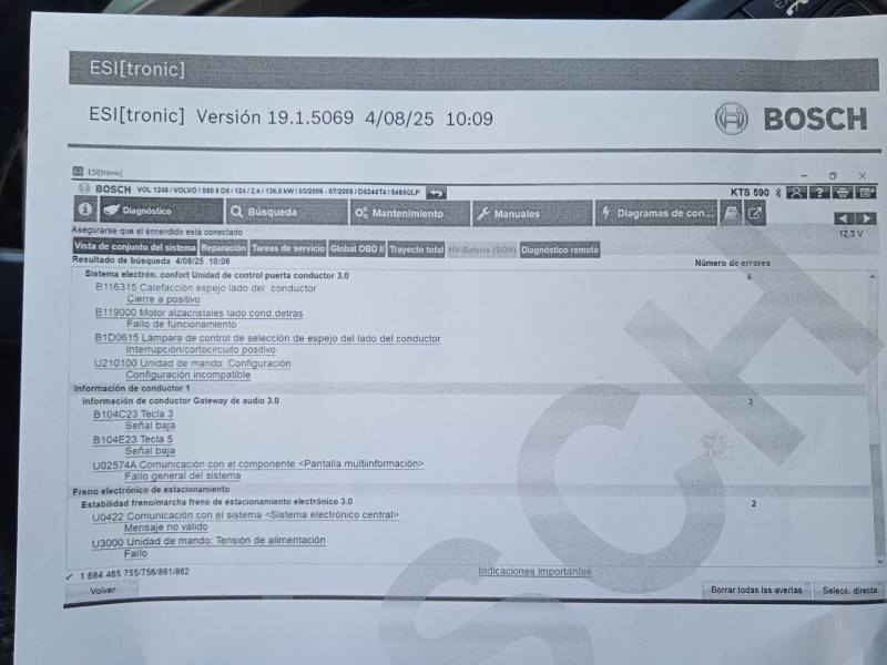 volvo s80 ii (124) del año 2009