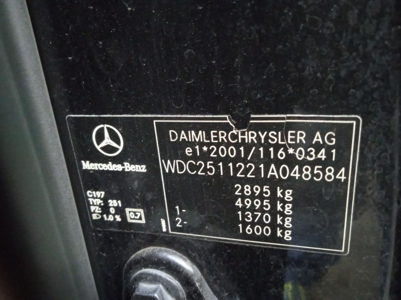 mercedes-benz clase r (w251, v251) del año 2007