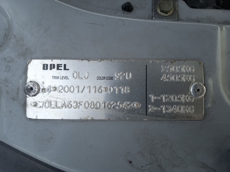 opel antara a (l07) del año 2009