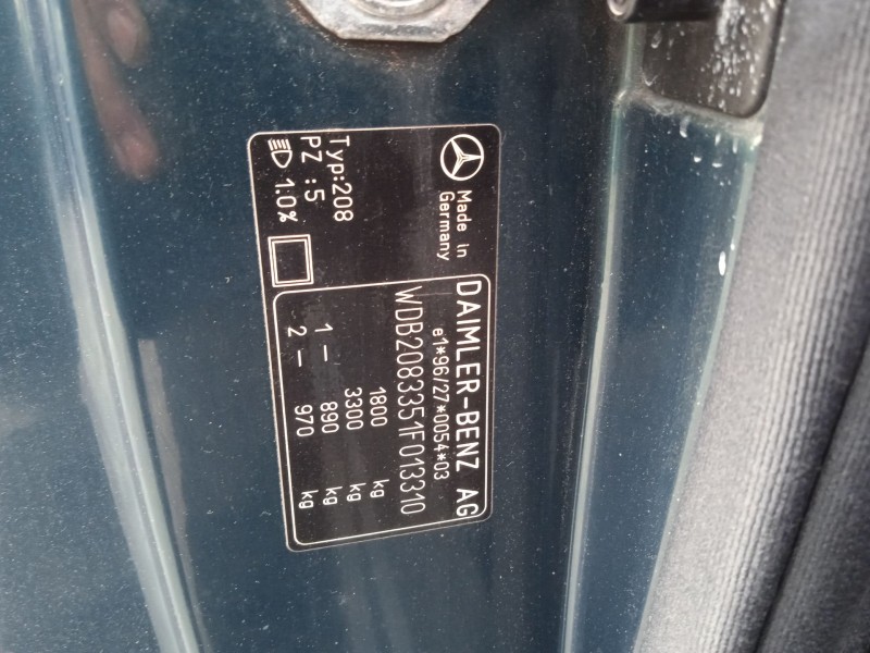 mercedes-benz clk (c208) del año 1998