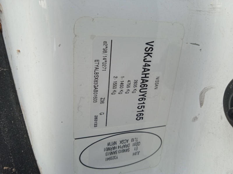 nissan primastar autobús (x83) del año 2008