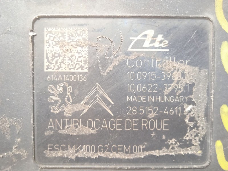 Recambio de abs para peugeot 208 1.6 16v hdi fap referencia OEM IAM 9810293180 10091539603 10022004534