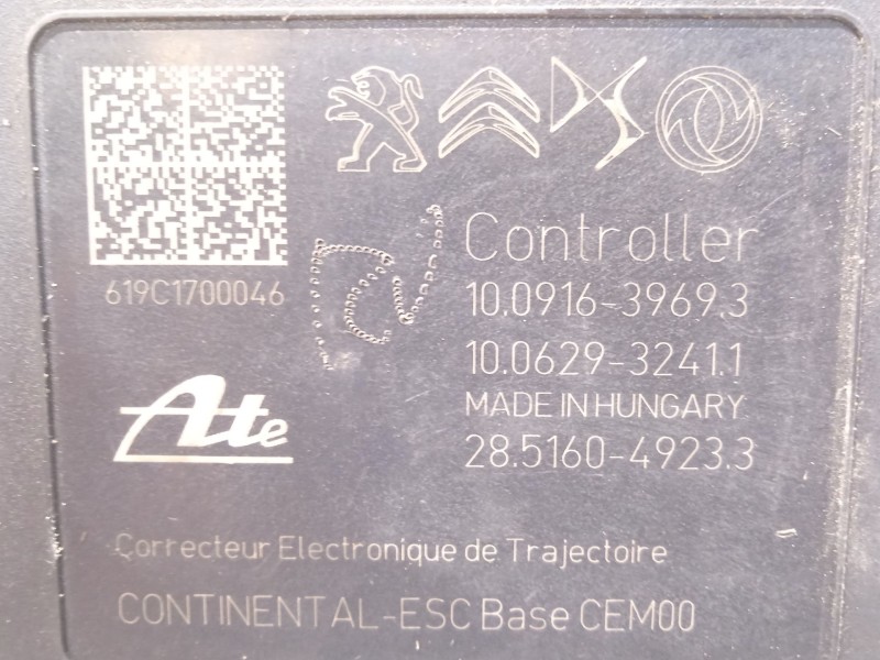 Recambio de abs para peugeot 208 (p2) like referencia OEM IAM 9835128680 10091639693 10022019094