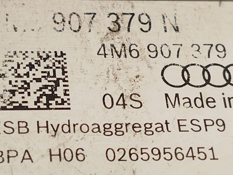 Recambio de abs para audi q8 (4mn, 4mt) 50 tdi mild hybrid quattro referencia OEM IAM 4M6614517AD 0265956451 269731