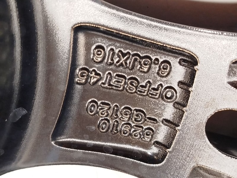 Recambio de llanta para kia niro (de) 1.6 gdi hybrid referencia OEM IAM 52910G5120  