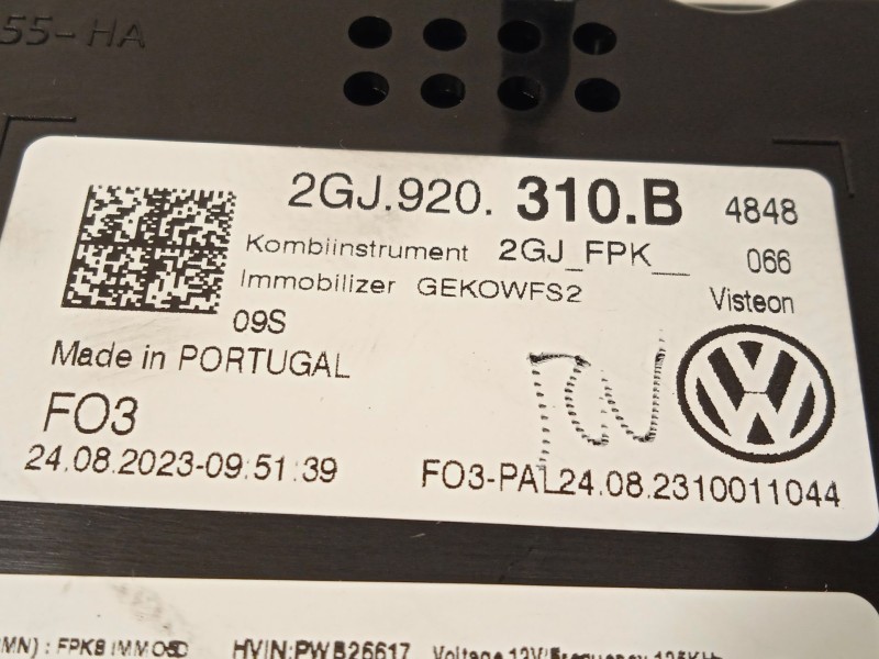 Recambio de cuadro instrumentos para volkswagen t-roc (a11, d11) 1.0 tsi referencia OEM IAM 2GJ920310B  