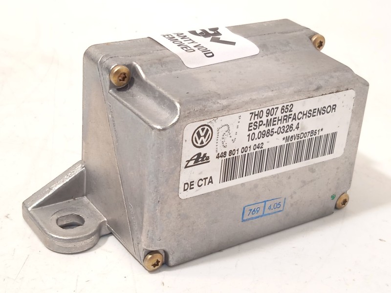 Recambio de centralita esp para volkswagen touareg (7la) 2.5 tdi referencia OEM IAM 7H0907652 448801001042 10098503264