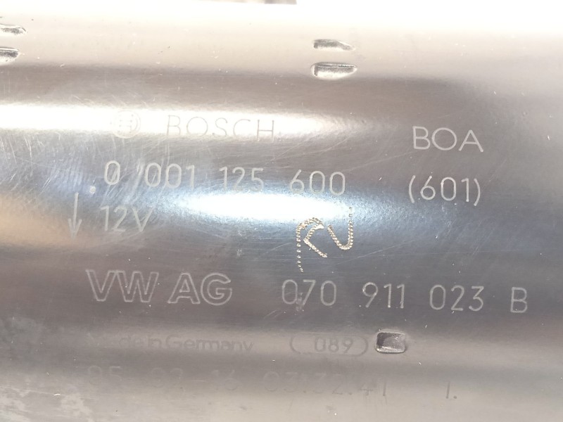 Recambio de motor arranque para volkswagen touareg (7la) 2.5 tdi referencia OEM IAM 070911023B  0001125600