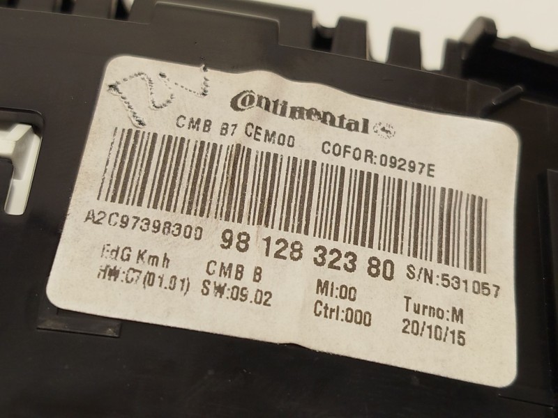 Recambio de cuadro instrumentos para citroën c4 ii (nc_) 1.6 bluehdi 120 referencia OEM IAM 9812832380  A2C97398300