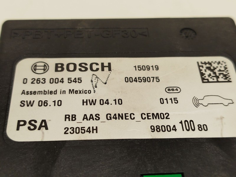 Recambio de modulo electronico para citroën c4 ii (nc_) 1.6 bluehdi 120 referencia OEM IAM 9800410080  0263004545