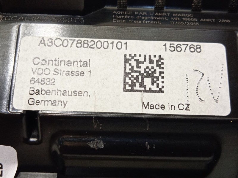Recambio de cuadro instrumentos para volkswagen t-cross (c11, d31) 1.0 tsi referencia OEM IAM 2G0920320B  A3C0788200101