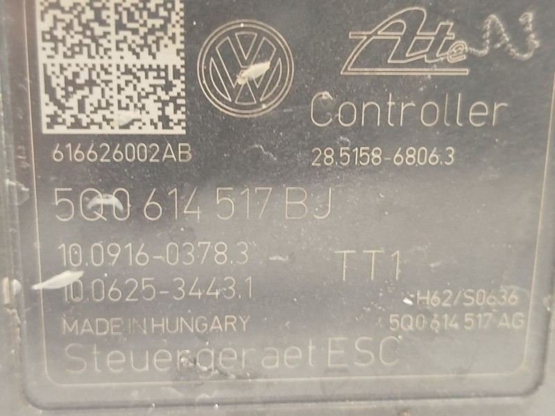 Recambio de abs para volkswagen golf vii lim. 1.6 16v tdi dpf referencia OEM IAM 5Q0614517BJ 28515868063 10022008274