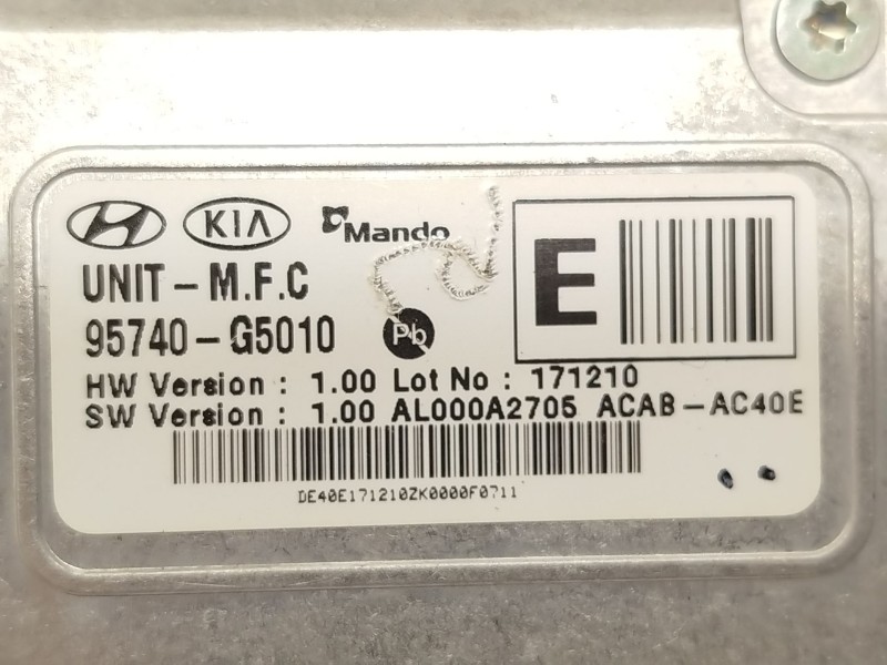 Recambio de modulo electronico para kia niro i (de) 1.6 gdi hybrid referencia OEM IAM 95740G5010  