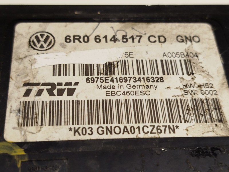 Recambio de abs para seat toledo iv (kg3) 1.6 tdi referencia OEM IAM 6R0614517CD A005A292 54086975E