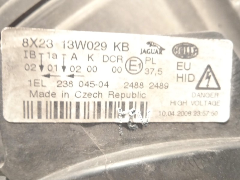 Recambio de faro derecho para jaguar xf i (x250) 2.7 d referencia OEM IAM 8X2313W029KB C2Z3468 1EL23804504