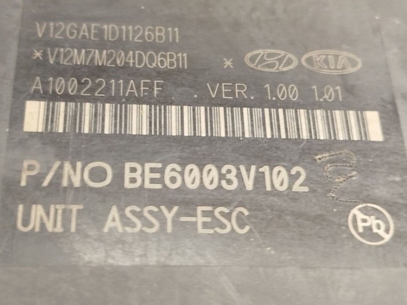 Recambio de abs para kia rio (yb) drive referencia OEM IAM 58920H8200 BE6003V102 MGH85ADBH6013V101