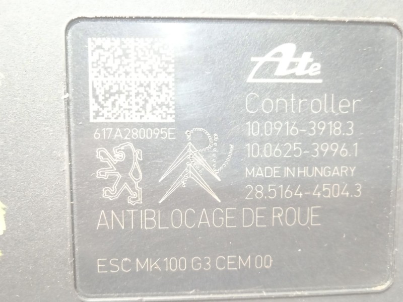 Recambio de abs para peugeot 2008 (--.2013) style referencia OEM IAM 9826857180 10091639183 10022012544