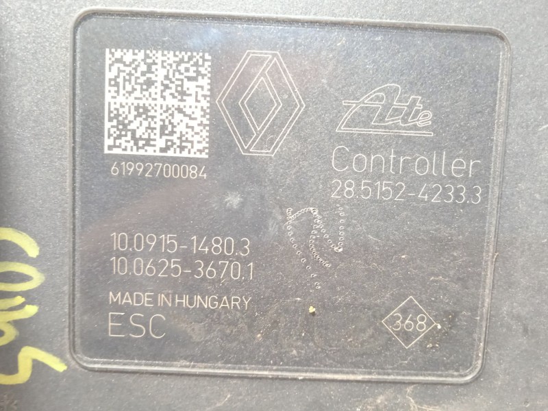 Recambio de abs para renault megane iv berlina 5p gt-line referencia OEM IAM 476607355R 28515242333 10022010264