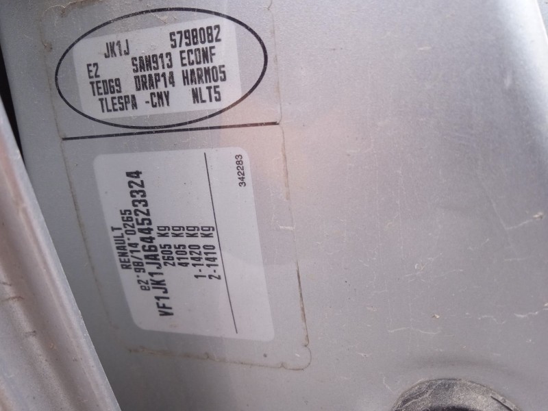 renault espace iv (jk0/1_) del año 2010