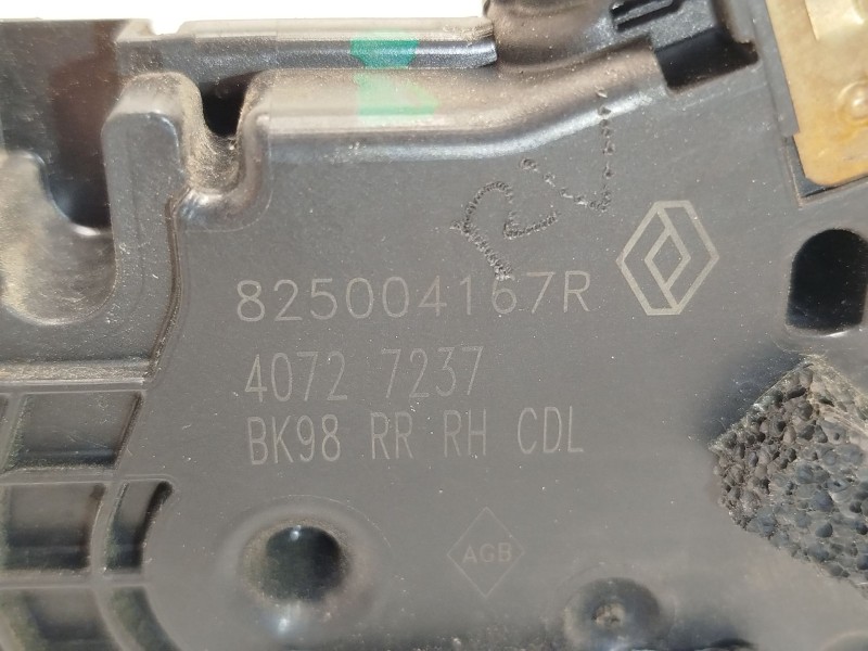 Recambio de cerradura puerta trasera derecha para renault clio iv (bh_) 0.9 tce 90 referencia OEM IAM 825004167R  