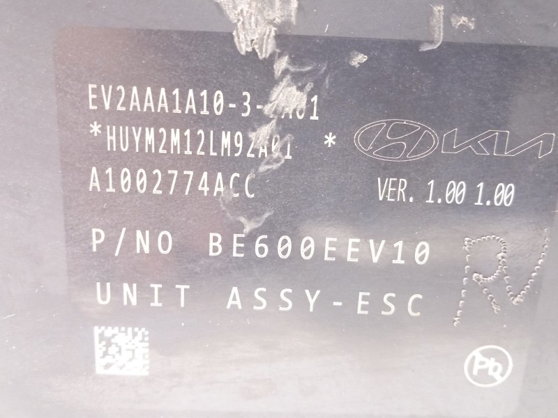 Recambio de abs para kia stonic (yb) 1.2 cvvt referencia OEM IAM 58910H8480 BE600EEV10 BH6013EV00
