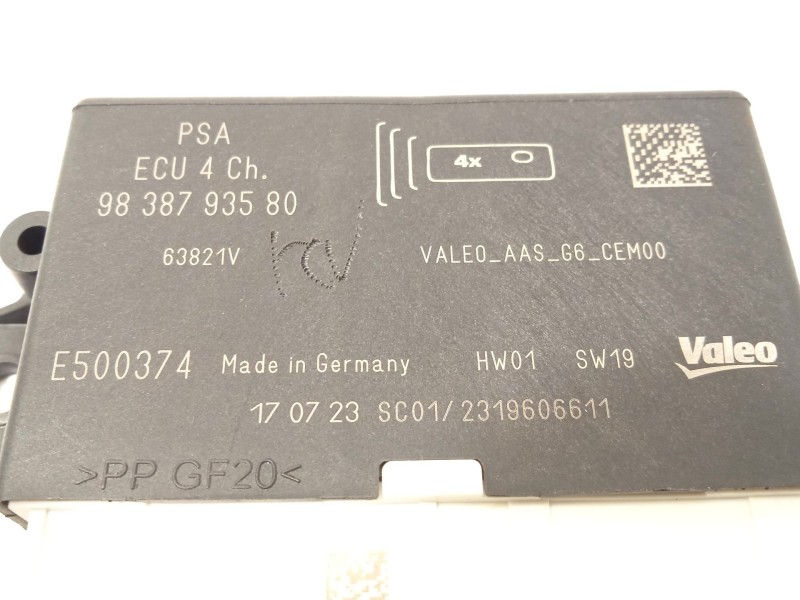 Recambio de modulo electronico para citroën c3 iii (sx) 1.2 puretech 82 referencia OEM IAM 9838793580  